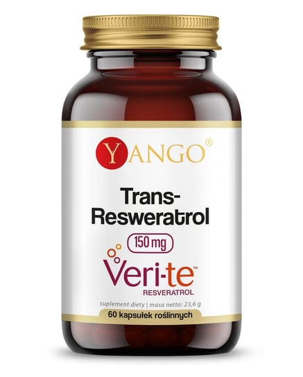 Suplement diety, Yango, Trans-resweratrol Veri-te 150 Mg, 60 Kaps. Yango
