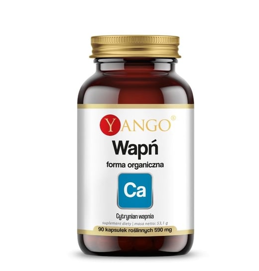 Suplement diety, YANGO Wapń - cytrynian wapnia (90 kaps.) Yango