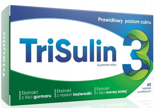 Suplement diety, Zdrovit Trisulin 3 poziom cukru, 60 tab. Zdrovit