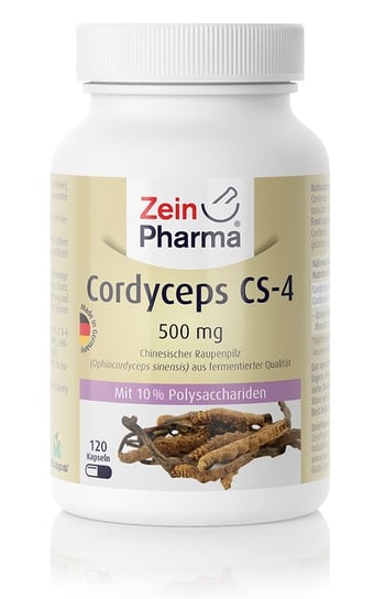 Suplement diety, Zein Pharma - Kordyceps, Cordyceps CS-4, 500mg, 120 kapsułek Zein Pharma