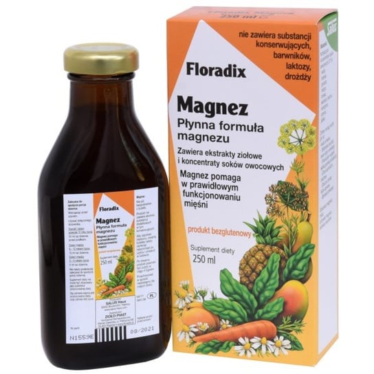Suplement diety, Zioło-Piast Floradix Magnez 250Ml Płyn Inna marka