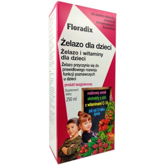 Suplement diety, Zioło-Piast Floradix Żelazo dla dzieci 250 ml Inna marka