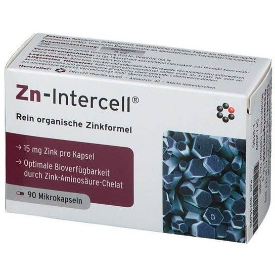 Suplement diety, Zn-Intercell (90 kaps.) Intercell Pharma
