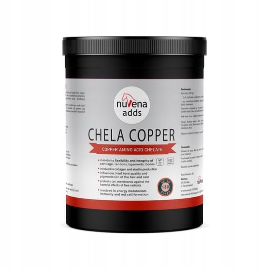 Suplement NuVena Chela Copper 550g chelat miedzi Nuba Equi