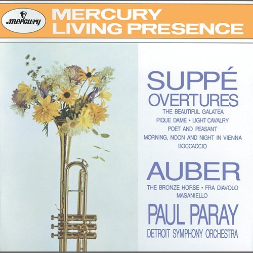 Suppé: Overtures / Auber: The Bronze Horse, etc. Detroit Symphony Orchestra, Paul Paray