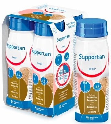 Supportan DRINK o smaku Cappuccino 4 x 200 ml Inny producent