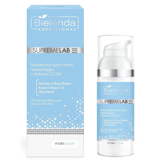 Supremelab, IS Supremelab HYDRA GLOW, Bezolejowy hydro-krem nawadniający z efektem GLOW, 50ml Bielenda Professional