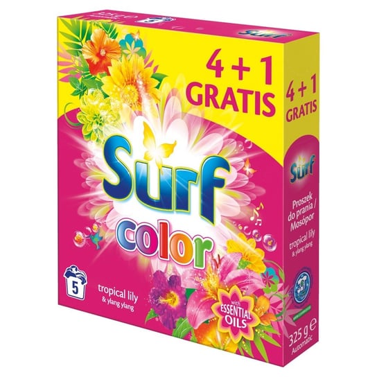 Surf Color Proszek do prania Tropica Lily & Ylang Ylang  325g  4+1 (5 prań) Unilever