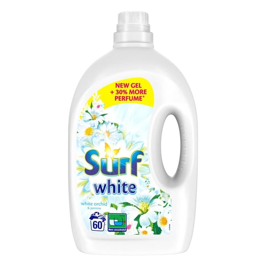 Surf, Płyn do prania białych tkanin, White Orchid & Jasmine, 3 l Unilever