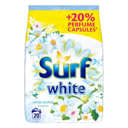 Surf, Proszek do prania białych tkanin, Biała orchidea i jaśmin, 1,3 kg Unilever