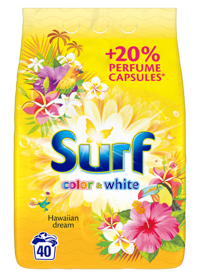 Surf, Proszek do prania kolorowych i białych tkanin, Hawajski sen, 2,6 kg Unilever