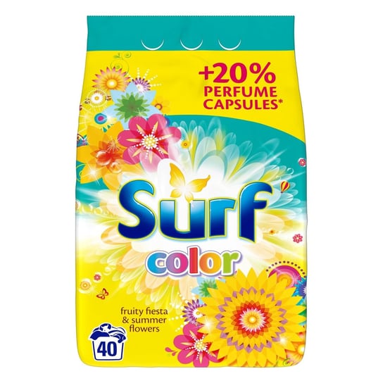 Surf, Proszek do prania kolorowych tkanin, Fruity Fiesta & Summer Flowers, 2,6 kg Unilever