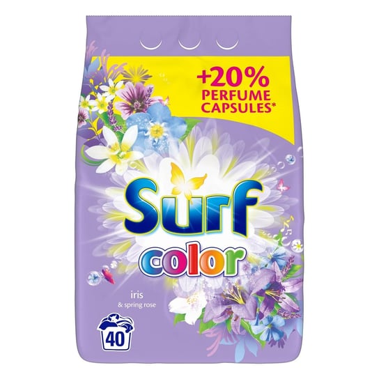 Surf, Proszek do prania kolorowych tkanin, Irys i wiosenna róża, 2,6 kg Unilever