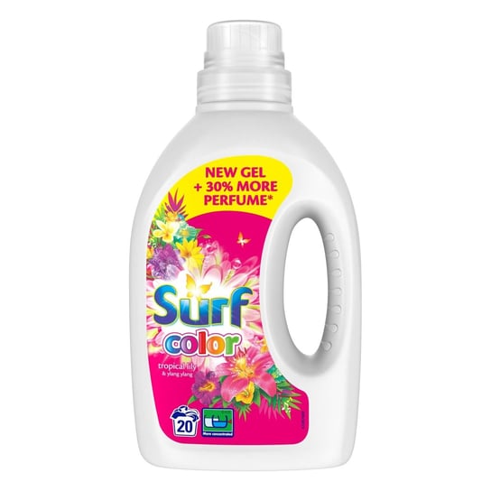 Surf, Żel do prania kolorowych tkanin, Tropikalna lilia i Ylang Ylang, 1 l Unilever
