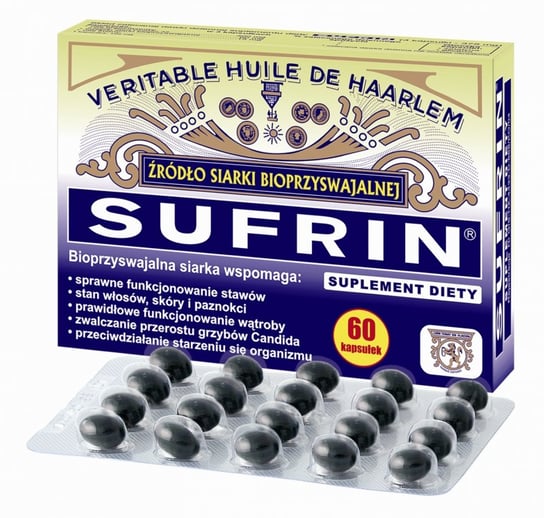 Surfin, suplement diety z Bio-Siarką, 60 kapsułek Sufrin
