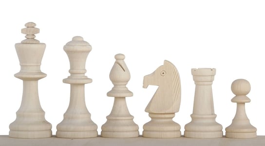 Surowe figury szachowe nr 5 do samodzielnego malowania - szachy DIY artystyczne Sunrise Chess & Games