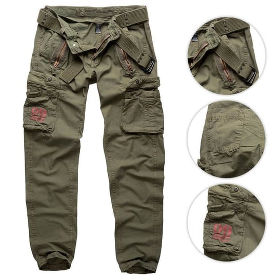 Surplus Spodnie Bojówki Royal Traveler Slimmy Olive - M Surplus