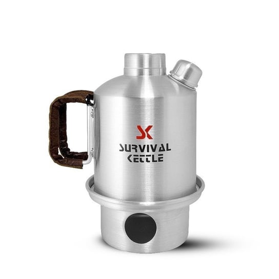 Survival Kettle, Czajnik turystyczny, Half, srebrny, 0.7L Survival Kettle