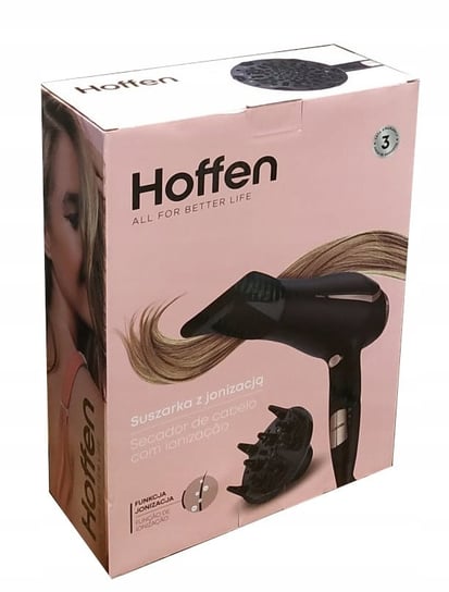Suszarka do włosów Hoffen BE-570234 suszarka z jonizacją HOFFEN
