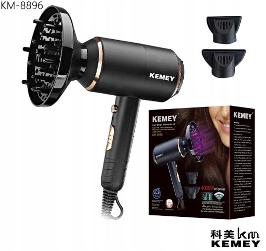 SUSZARKA DO WŁOSÓW KEMEI KM-8896 bez marki