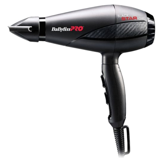 Suszarka do włosów z jonizacją, BaByliss PRO, Black Star BAB6250IE, 2200 W BaByliss PRO