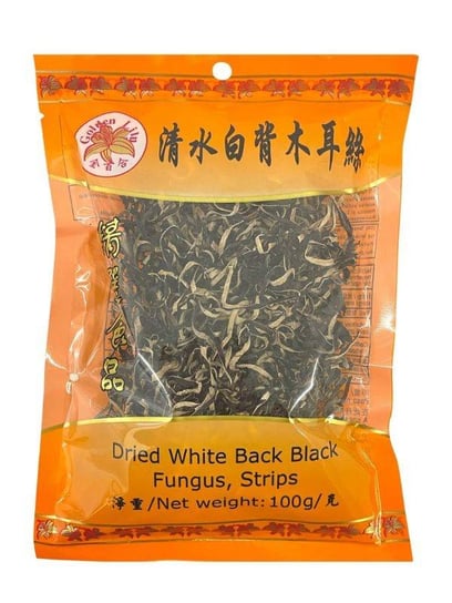 Suszone Chińskie Grzyby White Back Black Uszaki Fungus Paski Golden Lily 100G Inna marka