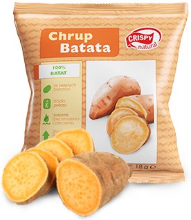 Suszone Chipsy z Batata Chrup Batata 18g - Crispy Natural Crispy Natural