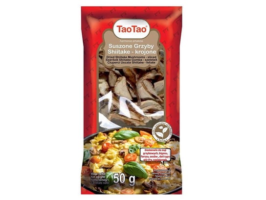 Suszone Grzyby Shiitake Krojone 50G Taotao TAO-TAO