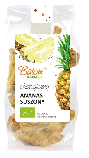 Suszone Krążki Ananasa BIO 125g - Batom Batom