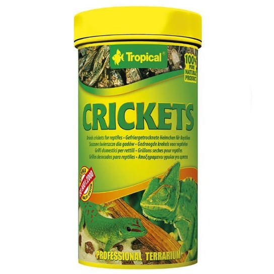 Suszone świerszcze TROPICAL Circkets, 100 ml - 10g Tropical