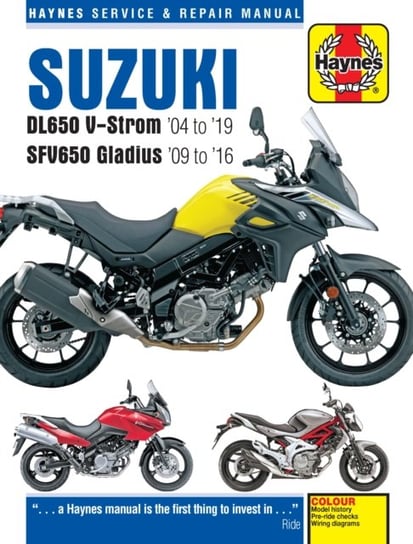 Suzuki DL650 V-Strom & SFV650 Gladius (04 - 19). 2004 to 2019 Coombs Matthew