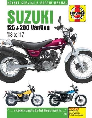 Suzuki Rv125/200 Vanvan ('03 To '16) Haynes Automotive Manuals