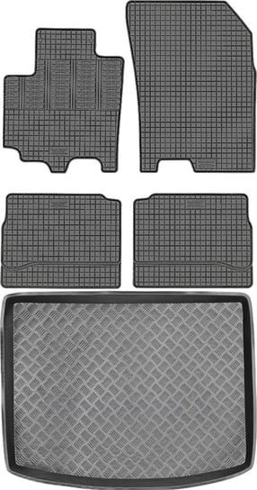 Suzuki SX4 S-Cross Crossover od 2013-2018r. Bagażnik MIX-PLAST 29016 + Dywaniki CIKCAR SUZ00001 Max-Dywanik