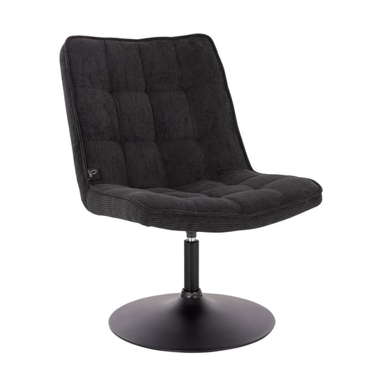 SVITA HENRY Krzesło wypoczynkowe Krzesło tapicerowane Krzesło obrotowe Krzesło do leżenia Sznur czarny SVITA