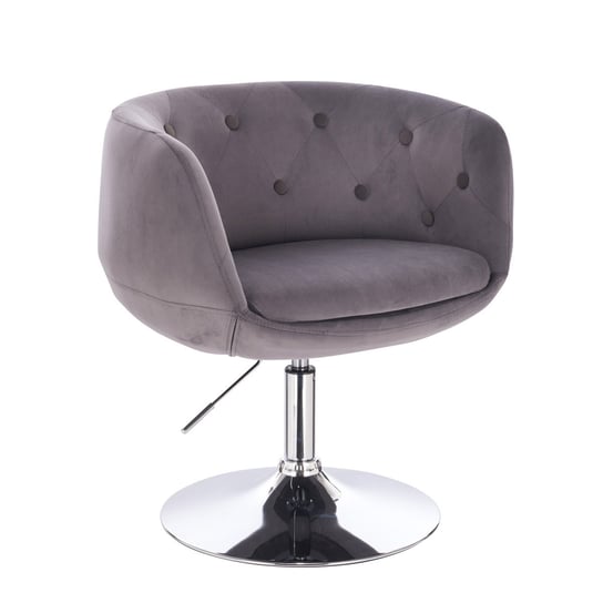 SVITA Panama Retro Krzesło do salonu Krzesło koktajlowe Szary aksamitny wygląd Krzesło barowe na nóżkach SVITA