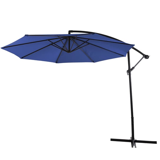 SVITA Parasol 3m UV Protection Traffic Light Umbrella Market Umbrella 160g/m² Blue SVITA