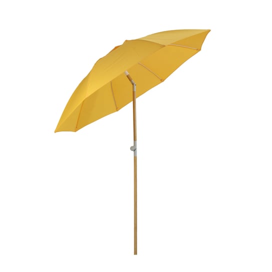 SVITA Parasol Bambusowy 2m Uchylny Parasol Ogrodowy Parasol Balkonowy Żółty SVITA