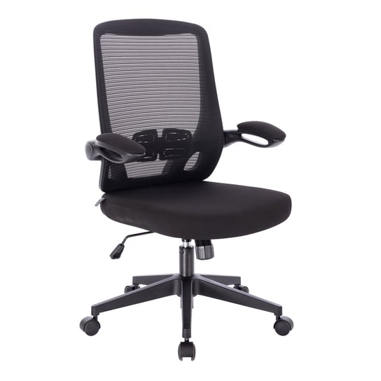 SVITA TOM Krzesło biurowe Ergonomiczne regulowane kółka Czarne SVITA