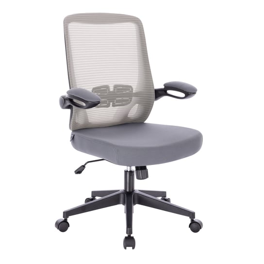 SVITA TOM Krzesło biurowe Ergonomiczne regulowane kółka Szary SVITA
