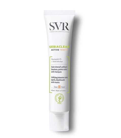 SVR Sebiaclear Active Teinte, krem aktywny do skóry trądzikowej ujednolicający koloryt skóry, 40 ml SVR