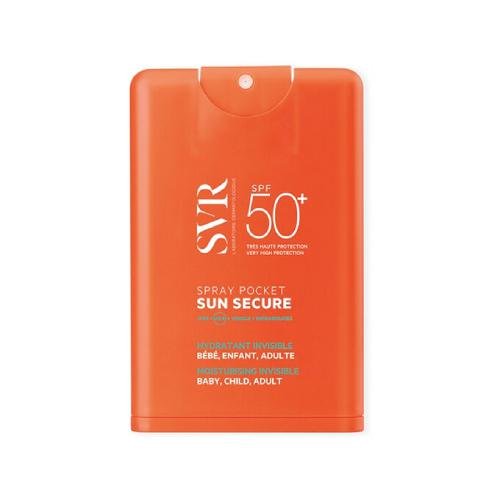 SVR, Sun Secure Spray Pocket, Ochronny spray do opalania SPF50+, 20 ml SVR