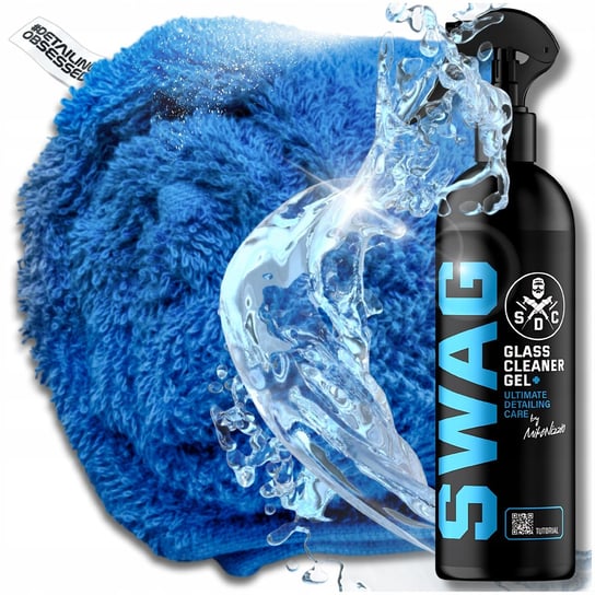 SWAG GLASS CLEANER GEL+ 500ml żelowa formuła czyści bez smug odtłuszcza Swag