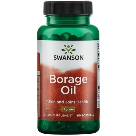 Swanson, Borage Oil, Suplement diety, 60 kaps. Inna marka