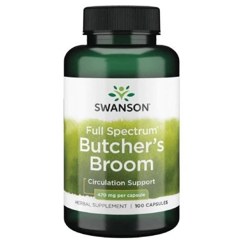 Swanson Butcher'S Broom -  Suplement diety, 100 kaps. Swanson
