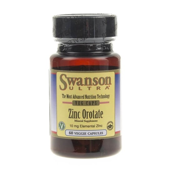Swanson, Cynk Zinc, 10 mg, Suplement diety, 60 kaps. Swanson