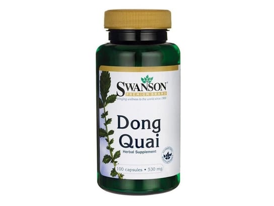 SWANSON, Dong Quai 530 mg,  Suplement diety, 100 kaps. Swanson