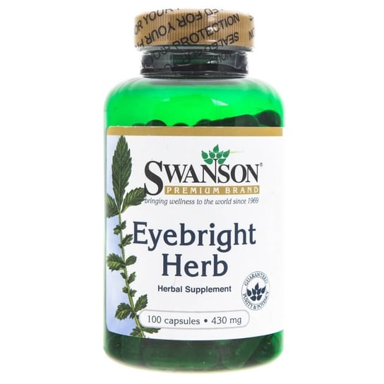 Swanson, Eyebright Herb, 430 mg,  Suplement diety, 100 kaps. Swanson