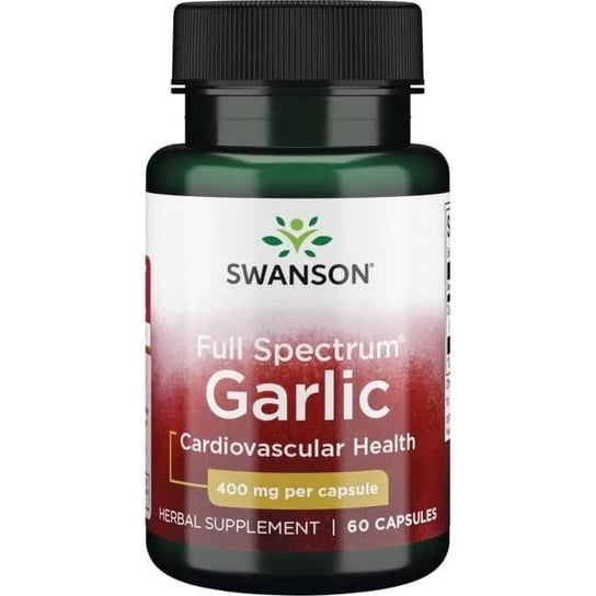 Swanson, Full Spectrum Garlic, Suplement diety, 60 kapsułek Inna marka