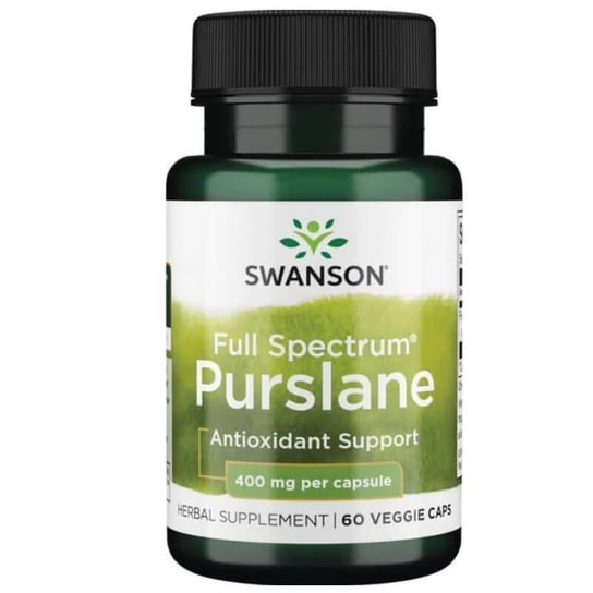 Swanson, Full Spectrum Purslane, Suplement diety, 60 kapsułek Swanson