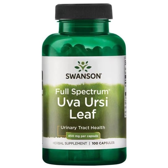 Swanson, Full Spectrum Uva Ursi Leaf, 1, Suplement diety Swanson